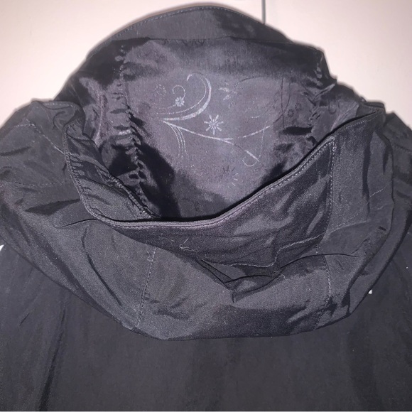 The North Face Black White Shell Jacket Hooded S - Picture 8 of 14